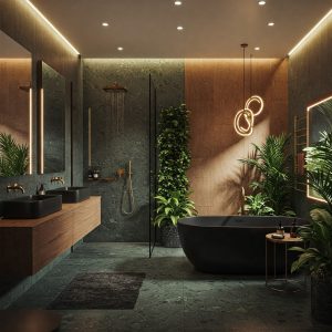 2025 modern bathroom trends