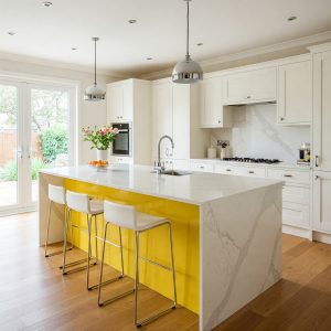 Bold Color Kitchen Design Example